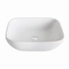 KRAUS Elavo Soft Square Ceramic Vessel Bathroom Sink In White -Valpar Bathroom Shop c457e9a1a969c762a1d8aa2d178eeaac 1800x1800