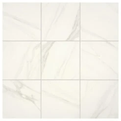 Daltile Selwyn Bianco Calacatta 12 In. X 12 In. Glazed Porcelain Floor And Wall Tile (14.55 Sq. Ft. / Case)