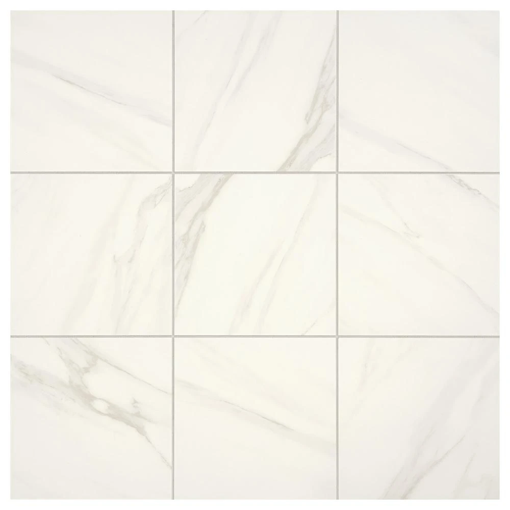 Daltile Selwyn Bianco Calacatta 12 In. X 12 In. Glazed Porcelain Floor And Wall Tile (14.55 Sq. Ft. / Case) 3 Daltile Selwyn Bianco Calacatta 12 In. X 12 In. Glazed Porcelain Floor And Wall Tile (14.55 Sq. Ft. / Case)