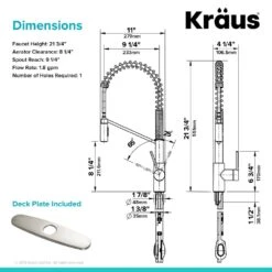 Oletto Single-Handle Pull-Down Sprayer Kitchen Faucet In All-Brite Spot-Free Stainless Steel 18 Oletto Single-Handle Pull-Down Sprayer Kitchen Faucet In All-Brite Spot-Free Stainless Steel -Valpar Bathroom Shop ca32ec56a39c2ad75a94cefbf51e6a17 1800x1800