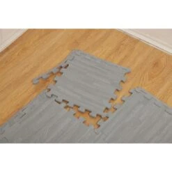 206996596 Soft EVA Foam Mat Flooring Tiles, Gray Wood Print, 16 PC, 12" X 12", 16 Sq. Ft. -Valpar Bathroom Shop cbedd4b4ce3a721db8c830016a2aba3b 1800x1800