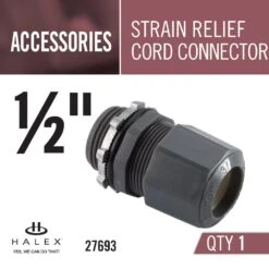 1/2 In. ACC Non-Metallic Strain Relief Cord Connector -Valpar Bathroom Shop cff4b7e05b7586471251ee22adf48c93 1800x1800