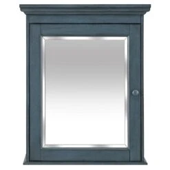Cottage 23-5/8 In. X 29 In. Surface Mount Medicine Cabinet In Harbor Blue