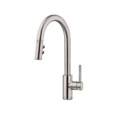 Stellen Single-Handle Pull-Down Sprayer Kitchen Faucet In Brushed Gold -Valpar Bathroom Shop d1992dd385b9e86843a0a368040621d0 1800x1800