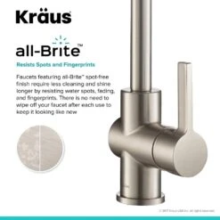 Britt Single Handle Commercial Kitchen Faucet With Dual Function Sprayhead In All-Brite Spot Free Stainless Steel Finish 22 Britt Single Handle Commercial Kitchen Faucet With Dual Function Sprayhead In All-Brite Spot Free Stainless Steel Finish -Valpar Bathroom Shop d58b684e19bed6e2564947346a240fc0 1800x1800