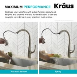 Spot Free Ansel Single-Handle Pull-Down Sprayer Kitchen Faucet In All-Brite Stainless Steel -Valpar Bathroom Shop d9bbcf91e0321e3407cc8ad7e5cdd718 1800x1800