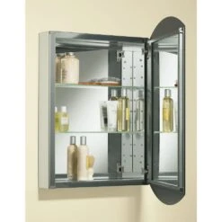 Archer 20 In. W X 31 In. H Single Door Mirrored Recessed Medicine Cabinet In Anodized Aluminum -Valpar Bathroom Shop dcc4540e892aed30fa3765ae01ffe78d 1800x1800