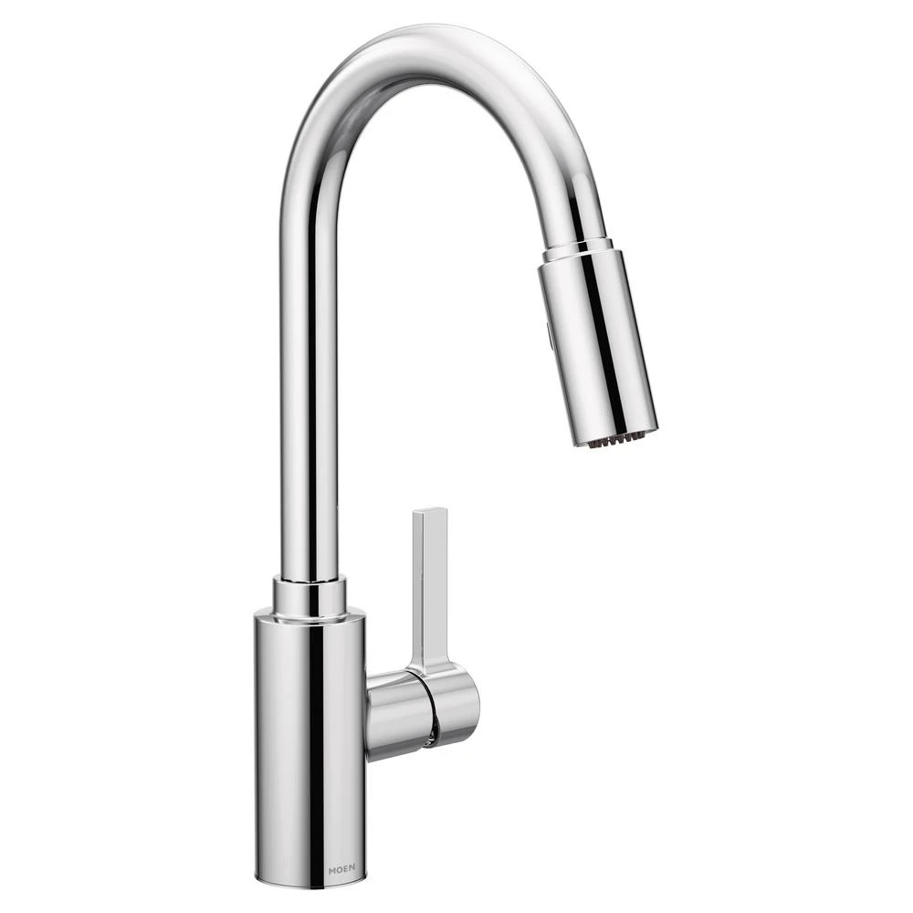 Genta Single-Handle Pull-Down Sprayer Kitchen Faucet With Reflex In Chrome 3 Genta Single-Handle Pull-Down Sprayer Kitchen Faucet With Reflex In Chrome