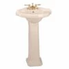 RENOVATORS SUPPLY MANUFACTURING Portsmouth 22 In. Corner Pedestal Bathroom Sink In Biscuit Vessel With Overflow -Valpar Bathroom Shop dff50152b79653d9133dff17a9c9eb39 1800x1800