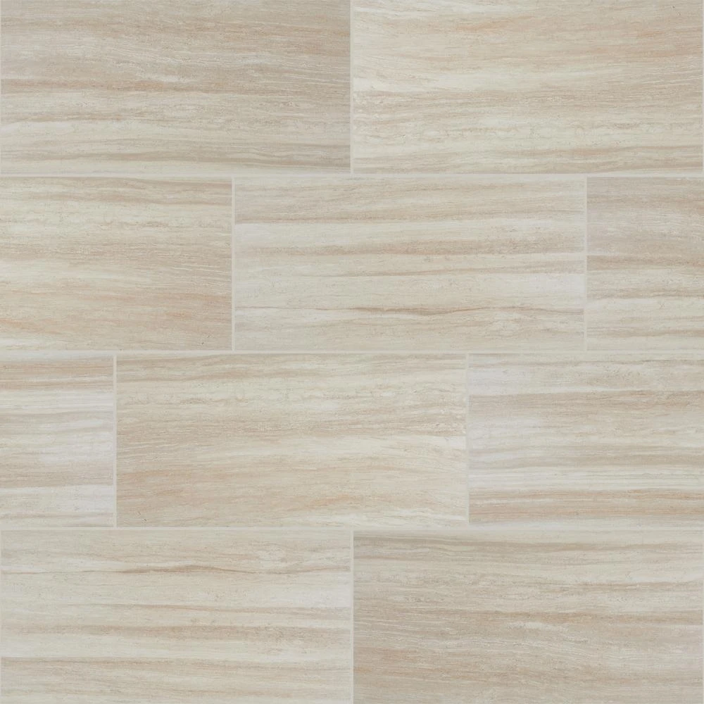 Daltile QuicTile 12 In. X 24 In. Calacatta Marvel Matte Porcelain Locking Floor Tile (9.6 Sq. Ft. / Case) 16 Daltile QuicTile 12 In. X 24 In. Calacatta Marvel Matte Porcelain Locking Floor Tile (9.6 Sq. Ft. / Case) - Image 14