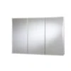 48 In. W X 30 In. H X 5-1/4 In. D Frameless Tri-View Surface-Mount Medicine Cabinet With Easy Hang System In White 1 48 In. W X 30 In. H X 5-1/4 In. D Frameless Tri-View Surface-Mount Medicine Cabinet With Easy Hang System In White -Valpar Bathroom Shop e3589363784e912d4a50fbffd084f309 1800x1800