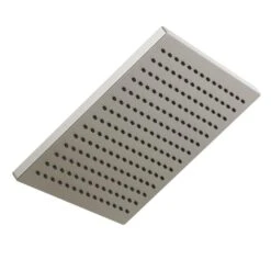 1-Spray 11.8 In. Single Wall Mount Square Fixed Rain Shower Head In Matte Black -Valpar Bathroom Shop e7e6230a90ee900cb9a511c060563232 1800x1800