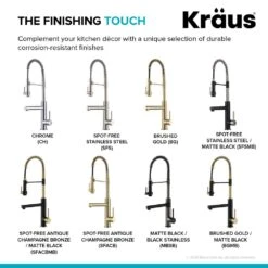 Single-Handle Kitchen Faucet With Pre-Rinse Sprayer And Pot Filler In Spot Free Antique Champagne Bronze/Matte Black -Valpar Bathroom Shop eb07469515458c7f7d89849a152fb966 1800x1800