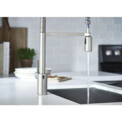 Align Touchless Single-Handle Pull-Down Sprayer Kitchen Faucet With MotionSense Wave And Spring In Spot Resist Stainless -Valpar Bathroom Shop eb896aa8eb4a53526e0f03349ad2d7d3 1800x1800