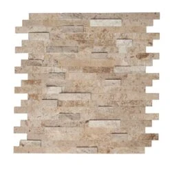 Inoxia SpeedTiles Bengal Brown 11.77 In. X 11.57 In. X 8 Mm Stone Self-Adhesive Wall Mosaic Tile (11.4 Sq. Ft. / Case) -Valpar Bathroom Shop ec8cf40517e6b7e6b425523eb8ae2250 1800x1800