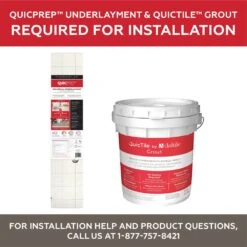 Daltile QuicTile 12 In. X 24 In. Panda Marble Polished Porcelain Locking Floor Tile (9.6 Sq. Ft. / Case) -Valpar Bathroom Shop ecd2f70afb7f5512e9c8704c57f69d72 bd56c045 8aee 42e4 9fc1 9a5f5d42b0f4 1800x1800