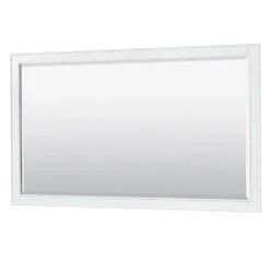 Deborah 70 In. W X 33 In. H Framed Wall Mirror In White 26 Deborah 70 In. W X 33 In. H Framed Wall Mirror In White -Valpar Bathroom Shop ef31b15bd8843848f4555390916967f7 1800x1800