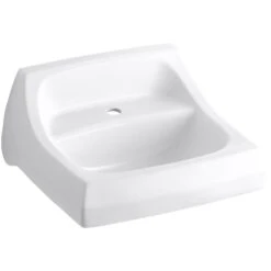 KOHLER Kingston Wall-Mount Vitreous China Bathroom Sink In White With Overflow Drain -Valpar Bathroom Shop ef3e94af46d93a03a63e617017b5dfc6 1800x1800