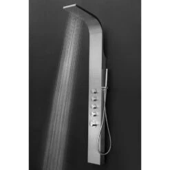 63 In. 2 Massage Spray Shower Panel System In Stainless Steel With Rainfall Shower Head And Shower Wand -Valpar Bathroom Shop ef7323f2b95ae5da97874ab12a82589a 1800x1800