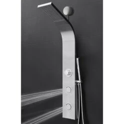 39 In. 2-Jet Easy Connect Shower Panel System In Stainless Steel With Rainfall Waterfall Shower Head And Shower Wand -Valpar Bathroom Shop fb93368dd2964bd37ebbf5ad8e4980f1 1800x1800