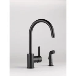 Apex Single-Handle Side Sprayer Kitchen Faucet In Matte Black -Valpar Bathroom Shop fbc1607dfaaddd8d33d6e177c68bcc24 1800x1800