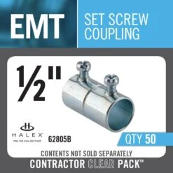 1/2 In. Electric Metallic Tube (EMT) Set-Screw Coupling (50-Pack) -Valpar Bathroom Shop fd43ad7b8ac44fddef68d6a1d087c8e2 1800x1800