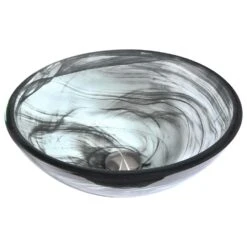 ANZZI Mezzo Series Vessel Sink With Pop-Up Drain In Slumber Wisp